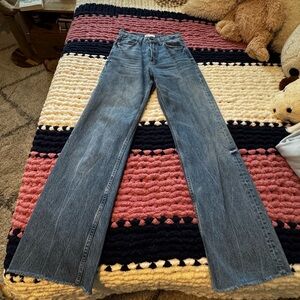 Zara TRF Wide Leg Full Length Jeans